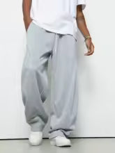 Mens Heavy Breathable Drawstring Pants