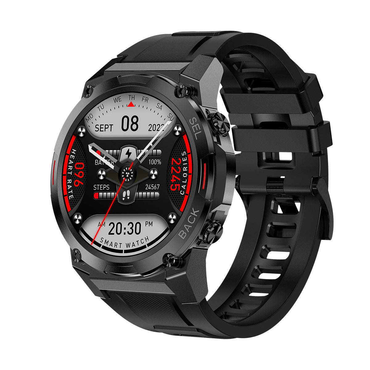 Smartwatch GPS AMOLED HR Monitoring