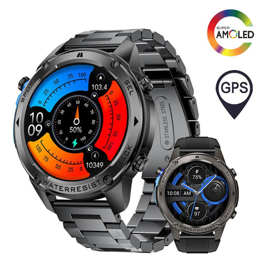 Smartwatch GPS AMOLED HR Monitoring